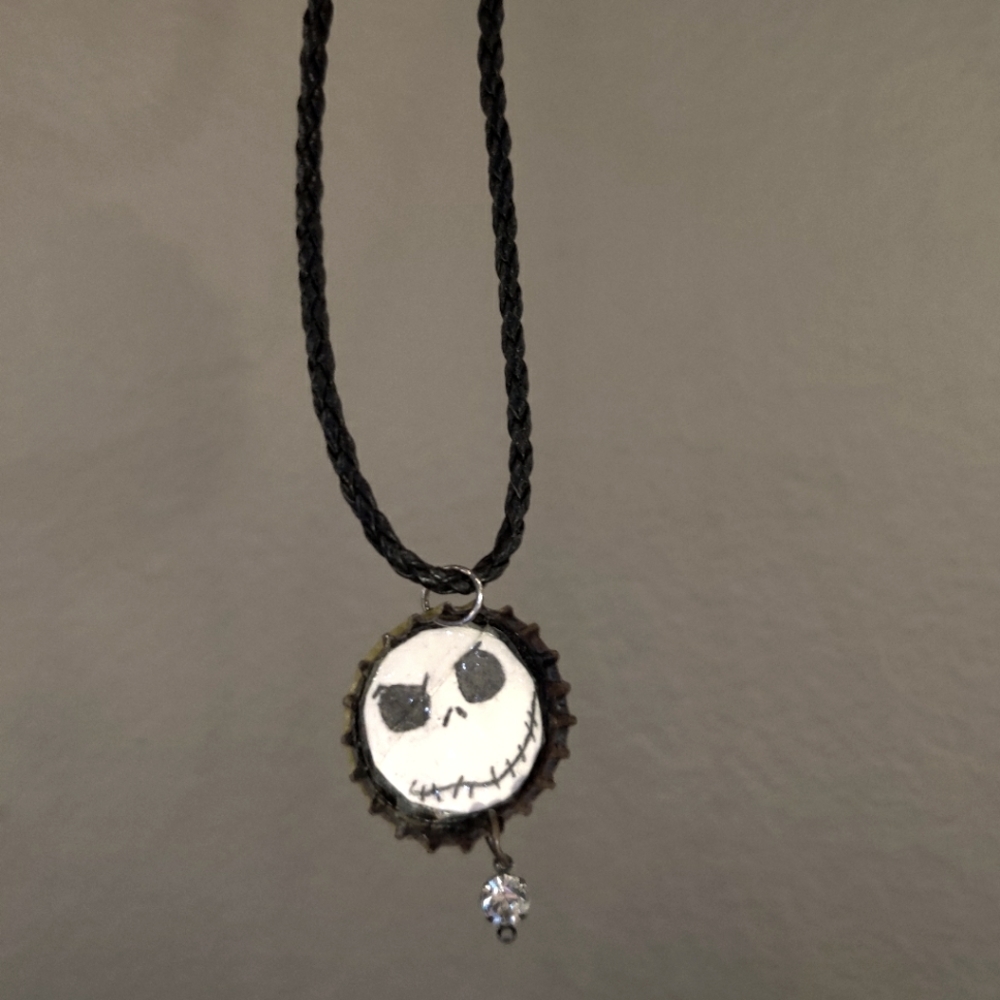 NEW Jack Skellington Nightmare Before Christmas Punk Charm Goth Halloween